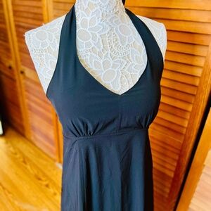 Supercute!  Krimson Klover Black Summer Halter Dress, Size M